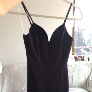 Scalloped Neckline Fitted Dress